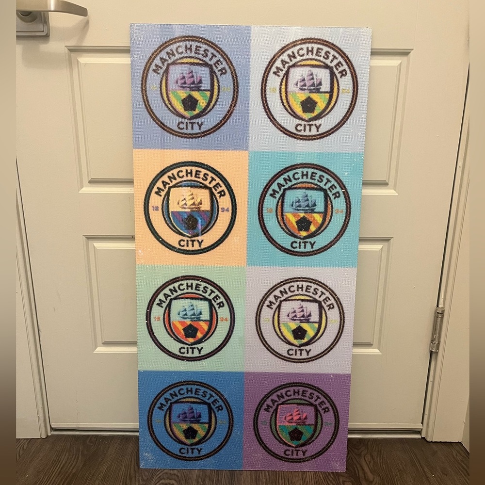 Manchester City custom logo art